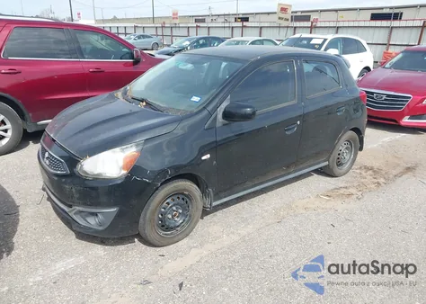 2020 Mitsubishi Mirage Es z USA, uszkodzony, nr VIN ML32A3HJ0LH000819